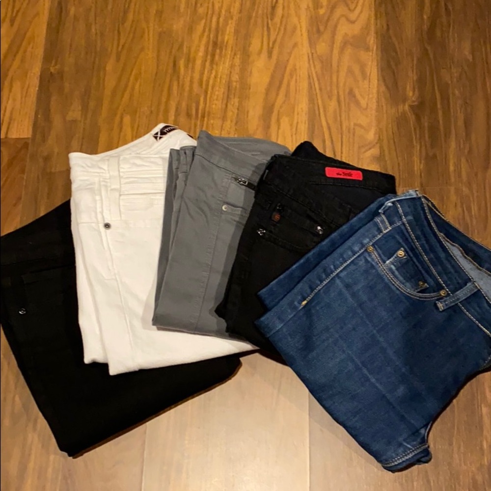 Size 27 Pants Bundle-5 pairs of pants